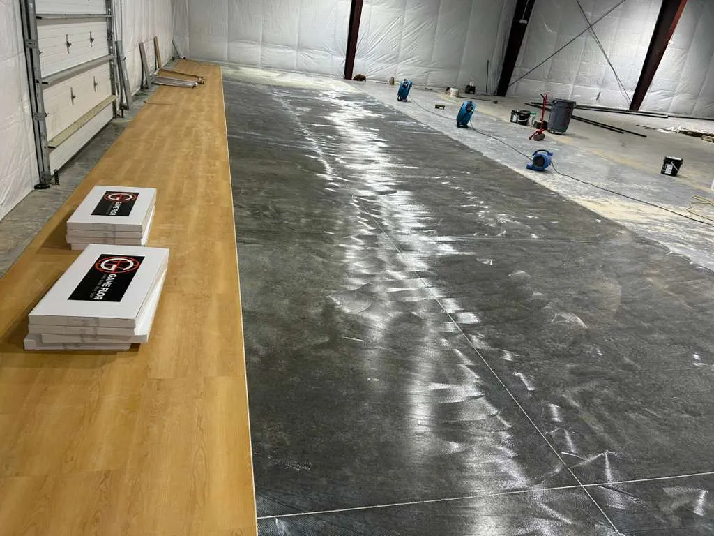 Commercial floor preparation in a Kansas City warehouse