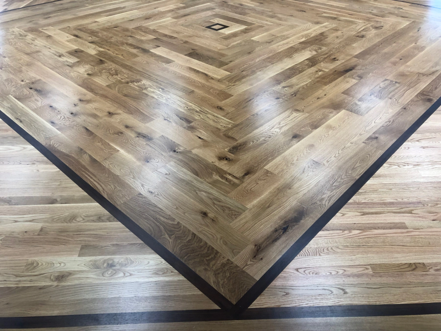 Refinished hardwood floor by Hardwood Kings