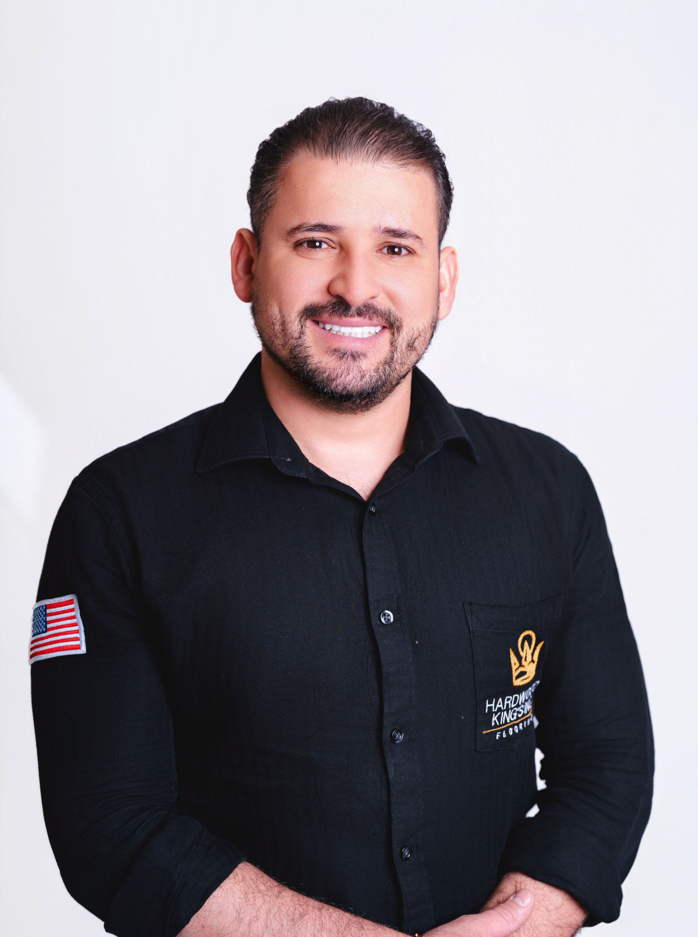 Thiago Reis, founder and owner of Hardwood Kings Inc in Shawnee, Kansas